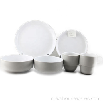 OEM Service Dinner Set Color Glaze Aangepast